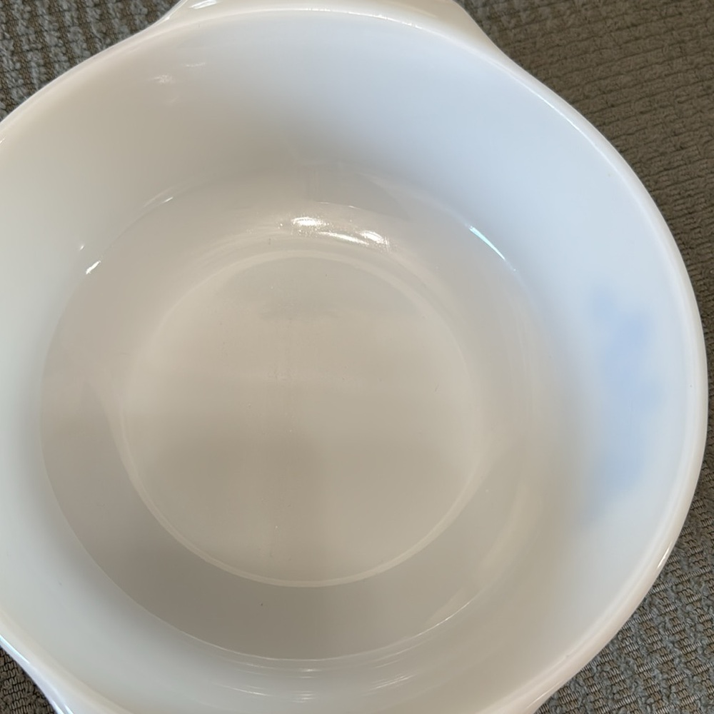 Anchor Hocking Fire King 1 Quart #436‎ Blue Cornflower Casserole Dish  Vintage - Picture 8 of 11